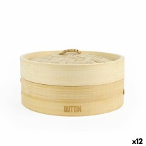 Food Steamer Quttin Bamboo 20 x 8,5 cm (12 Units)