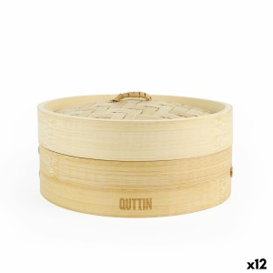 Dampfkocher Quttin Bambus 20 x 8,5 cm (12 Stück)