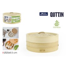 Dampfkocher Quttin Bambus 20 x 8,5 cm (12 Stück)
