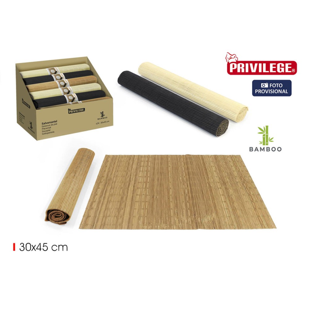 Dessous de plat Privilege Bambou 30 x 45 cm (24 Unités)