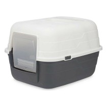 Cat Litter Box Mascow 87952 Grey Anthracite Plastic 48 x 32 x 38 cm (12 Units)