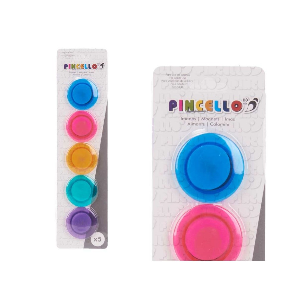 Magnete Pincello 406 groß Bunt (36 Stück)