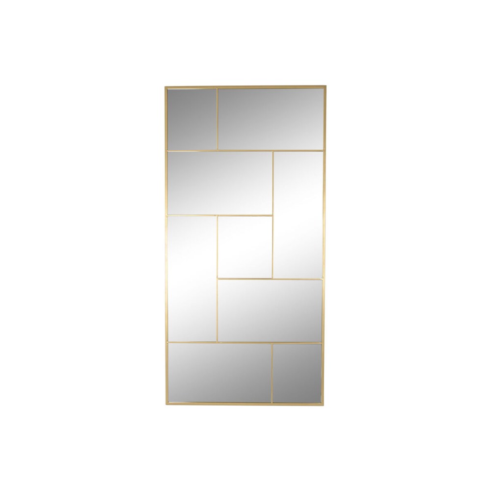 Wall mirror Home ESPRIT Golden 90 x 2 x 180 cm