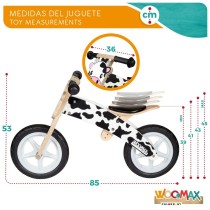 Kinderfahrrad Woomax Kuh 12" Ohne Pedale