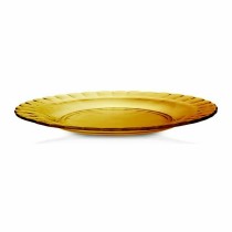 Flacher Teller Duralex Picardie Kristall Bernstein Ø 23 cm (48 Stück)