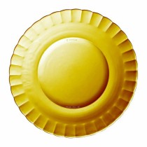 Flacher Teller Duralex Picardie Kristall Bernstein Ø 26 cm (24 Stück)