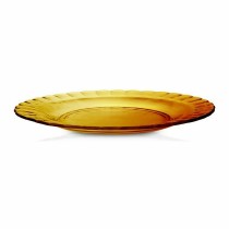 Flacher Teller Duralex Picardie Kristall Bernstein Ø 26 cm (24 Stück)