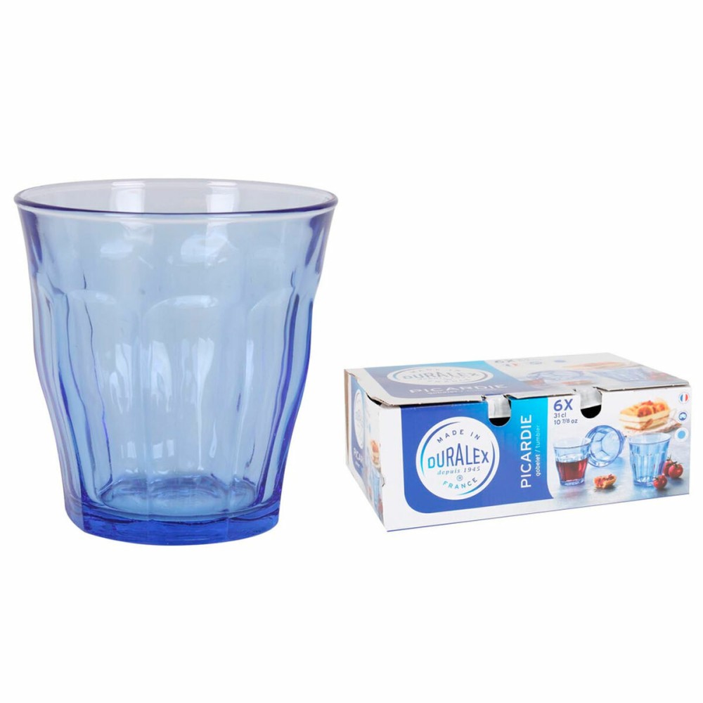 Gläserset Duralex Picardie Marineblau 6 Stücke 310 ml (8 Stück)