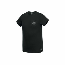 Herren Kurzarm-T-Shirt Picture Waisted Pocket Schwarz