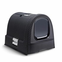 Cat Litter Box Curver Anthracite 51 x 38,5 x 39,5 cm Plastic (Plastic)