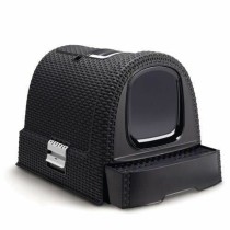 Cat Litter Box Curver Anthracite 51 x 38,5 x 39,5 cm Plastic (Plastic)