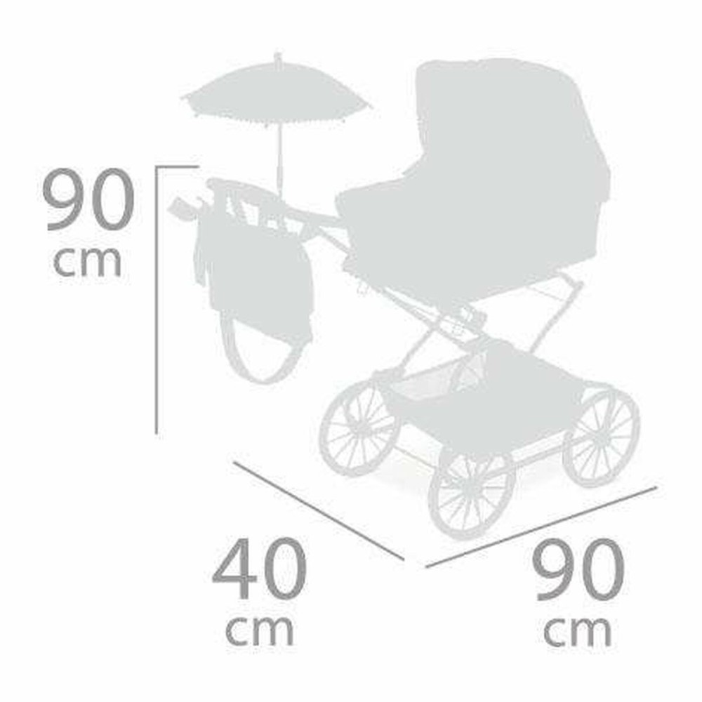 Poussette pour poupées Decuevas Verona 55 cm