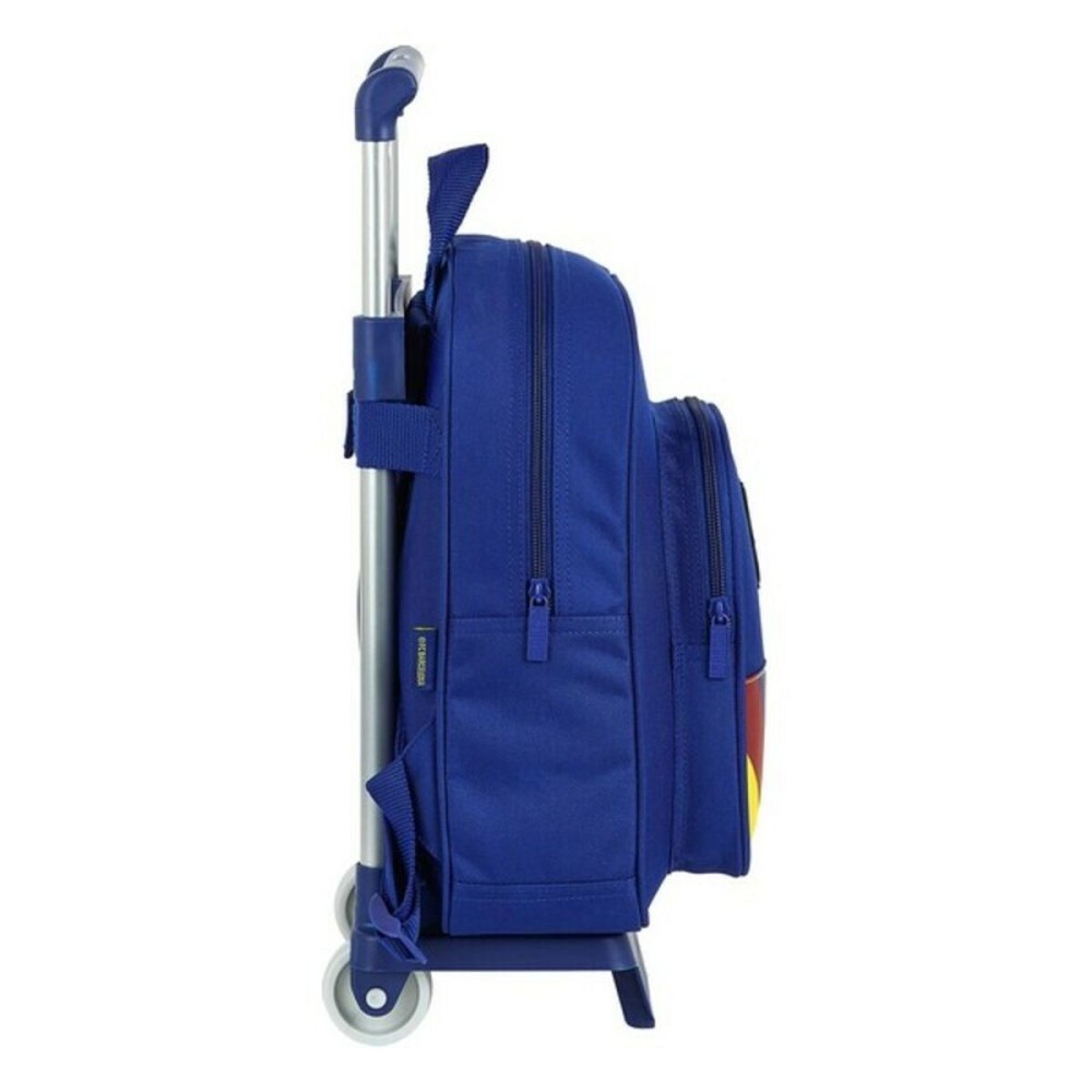 Schulrucksack mit Rädern 705 F.C. Barcelona Blau 27 x 33 x 10 cm