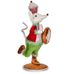 Figurine Décorative Souris 20 x 55 x 24 cm (2 Unités)