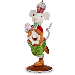 Decorative Figure Mouse 20 x 55 x 24 cm (2 Units)