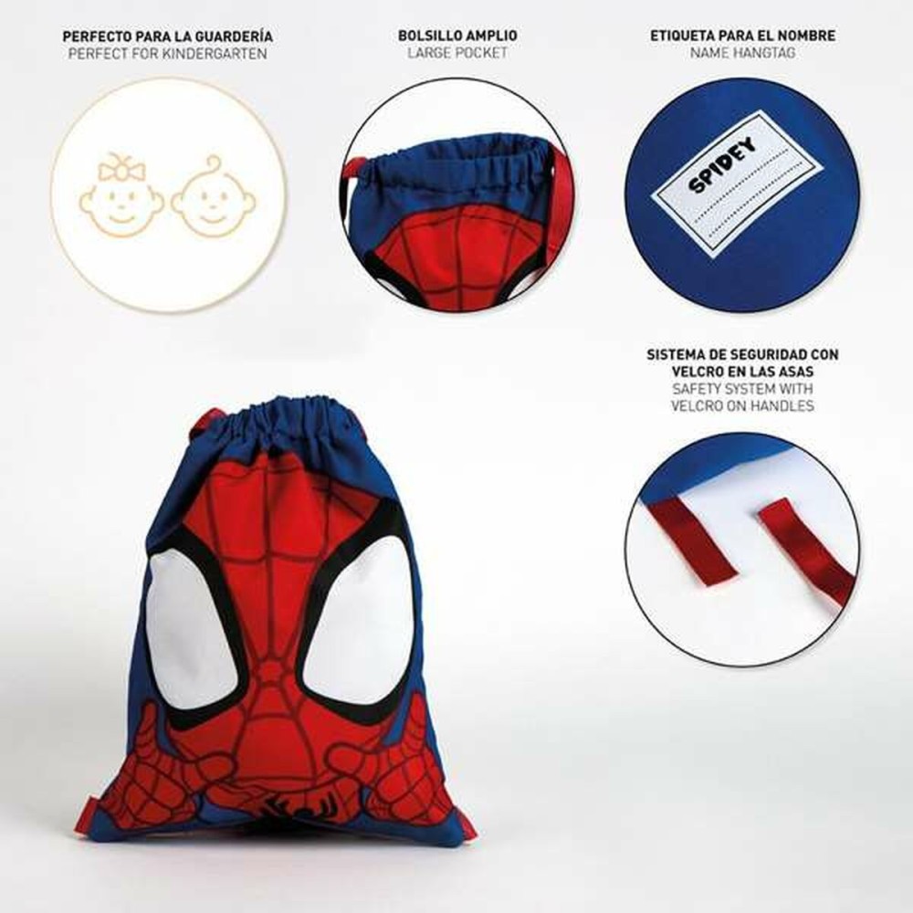 Backpack with Strings Spidey Dark blue 27 x 33 cm