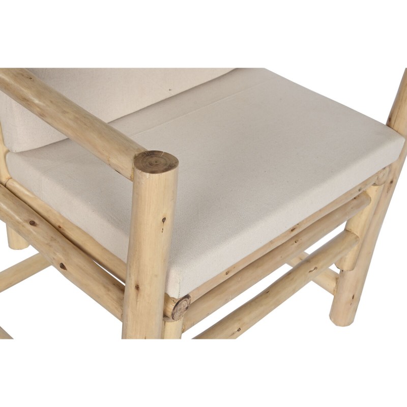 Sitz Home ESPRIT Weiß Beige natürlich Baumwolle 61 x 50 x 90 cm