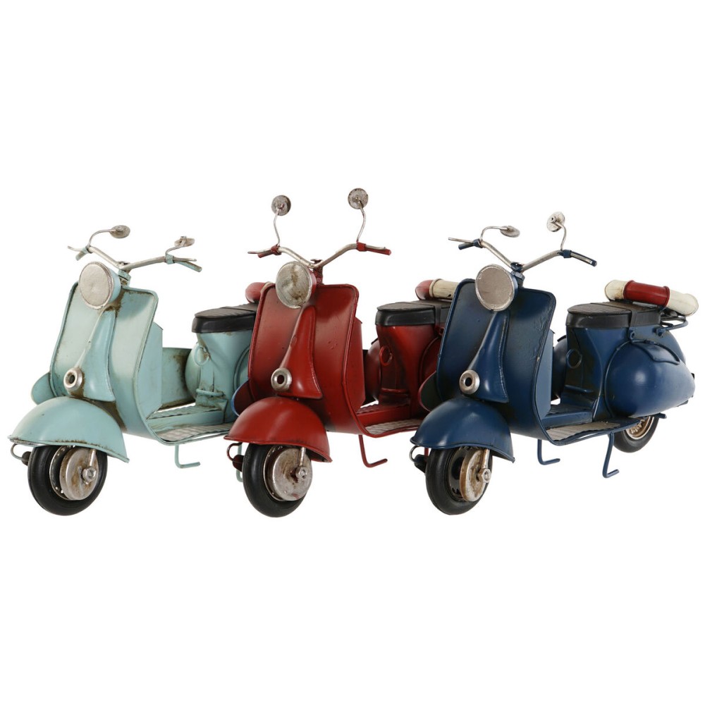 Deko-Figur Home ESPRIT Motorrad 26,5 x 11 x 17 cm (3 Stück)