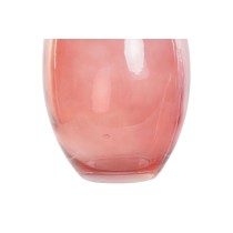 Vase DKD Home Decor Schwarz Rot Marineblau Verre trempé 14 x 14 x 30 cm (3 Stück)