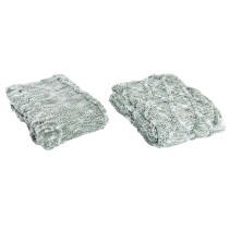 Bed Cover DKD Home Decor Green 150 x 125 x 1 cm (2 Units)