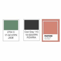 Tray DKD Home Decor 38 x 38 x 5,5 cm (3 Pieces)
