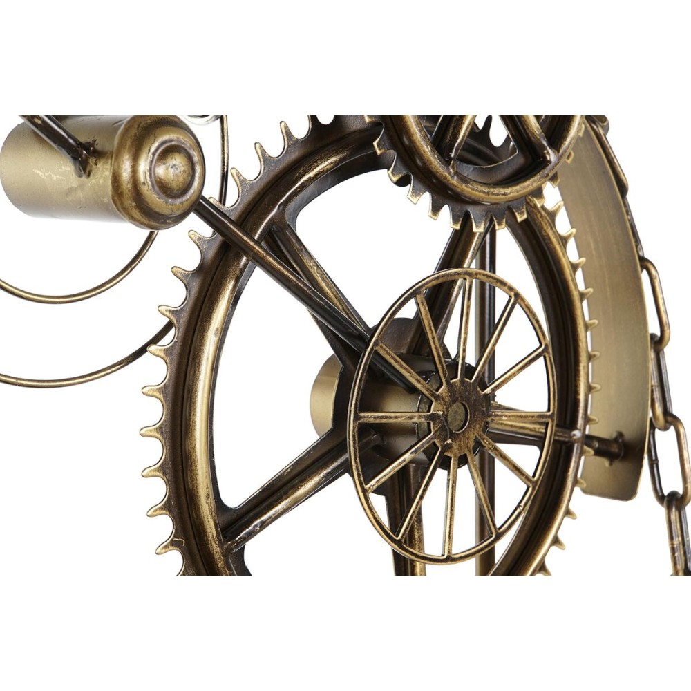 Wanduhr DKD Home Decor Zahnräder Kristall Eisen 50 x 7 x 62 cm (2 Stück)