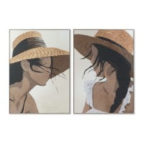 Cadre DKD Home Decor 104 x 4,5 x 143,5 cm Chapeau Moderne (2 Unités)