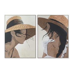 Cadre DKD Home Decor 104 x 4,5 x 143,5 cm Chapeau Moderne (2 Unités)