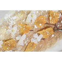 Bild Home ESPRIT Gold Leinwand Holz MDF Baum Traditionell 90 x 3 x 30 cm (2 Stück)