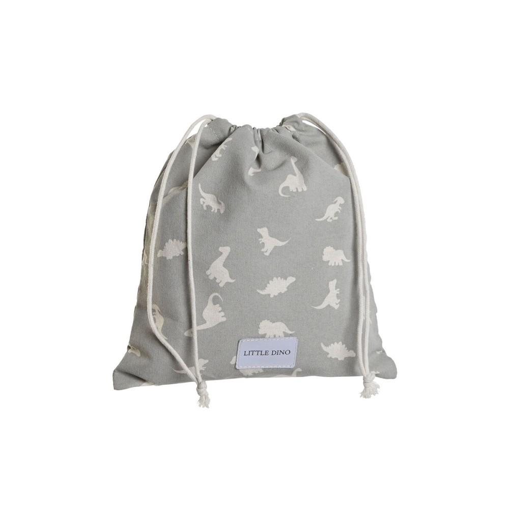 Rucksack für Kinder DKD Home Decor Weiß Grau 24 x 2 x 26 cm (2 Stück)