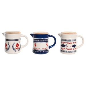 Oil pot for Meat or Fish DKD Home Decor 16 x 11 x 13 cm (3 Units)