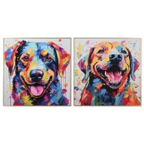 Bild Home ESPRIT Moderne Hund 80 x 3 x 80 cm (2 Stück)