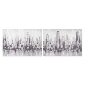 Cadre Home ESPRIT New York Loft 100 x 3 x 70 cm (2 Unités)