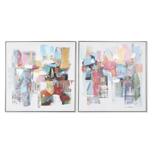 Bild Home ESPRIT abstrakt Moderne 82 x 4,5 x 82 cm (2 Stück)