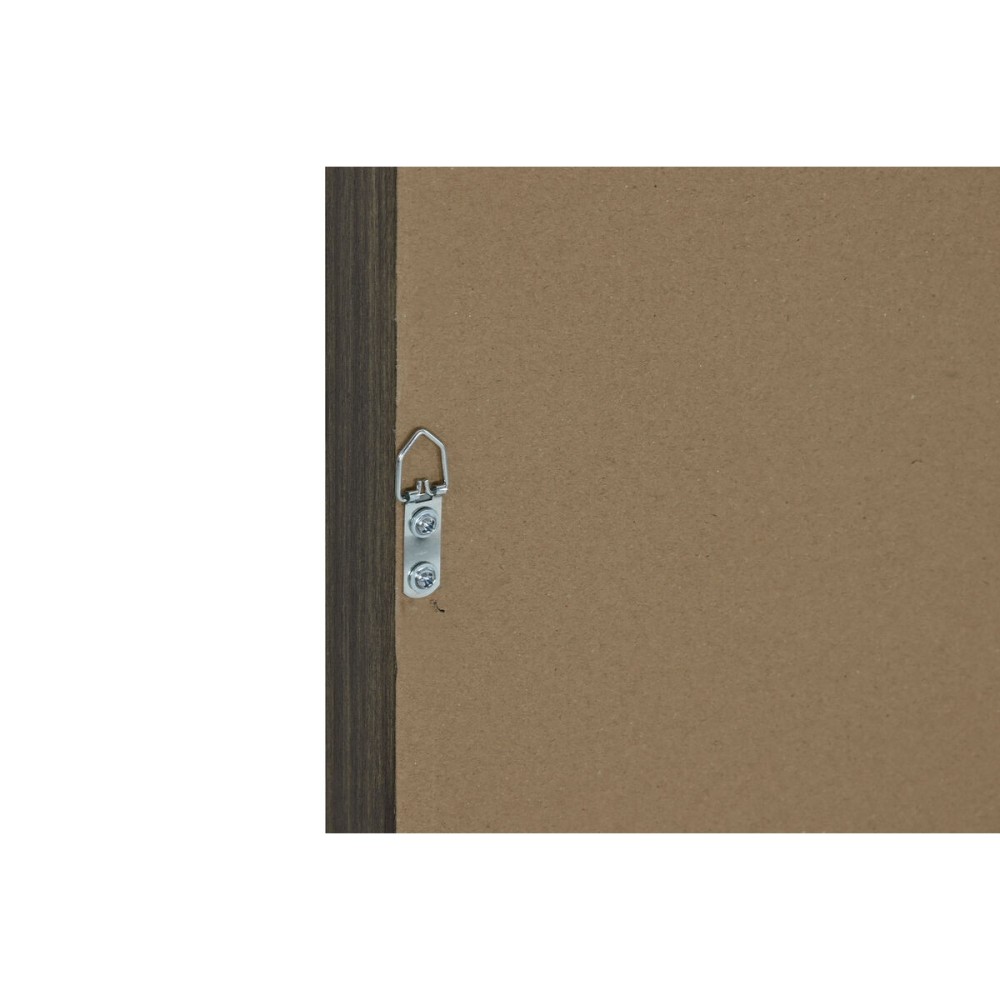 Canvas Home ESPRIT White Beige Leaf of a plant Urban 50 x 4 x 60 cm (2 Units)