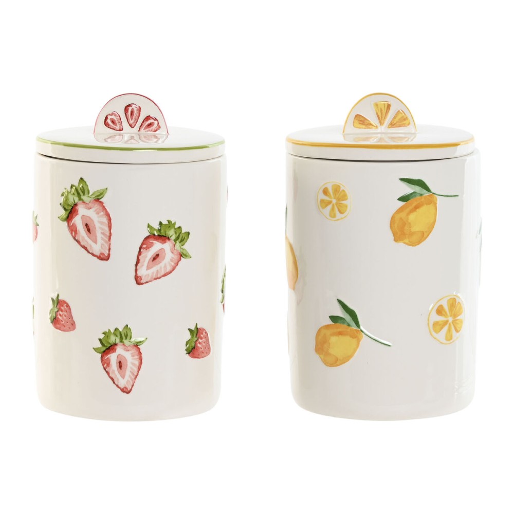 Tin Home ESPRIT Yellow Red Green Modern Fruit (2 Units)