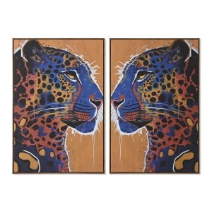 Bild Home ESPRIT Leopard Urban 80 x 4,5 x 120 cm (2 Stück)