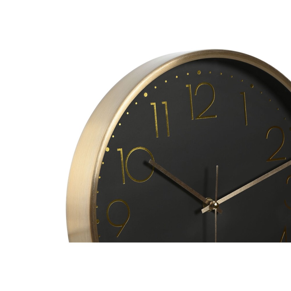 Wanduhr Home ESPRIT Weiß Schwarz Aluminium 30 x 4,3 x 30 cm (2 Stück)