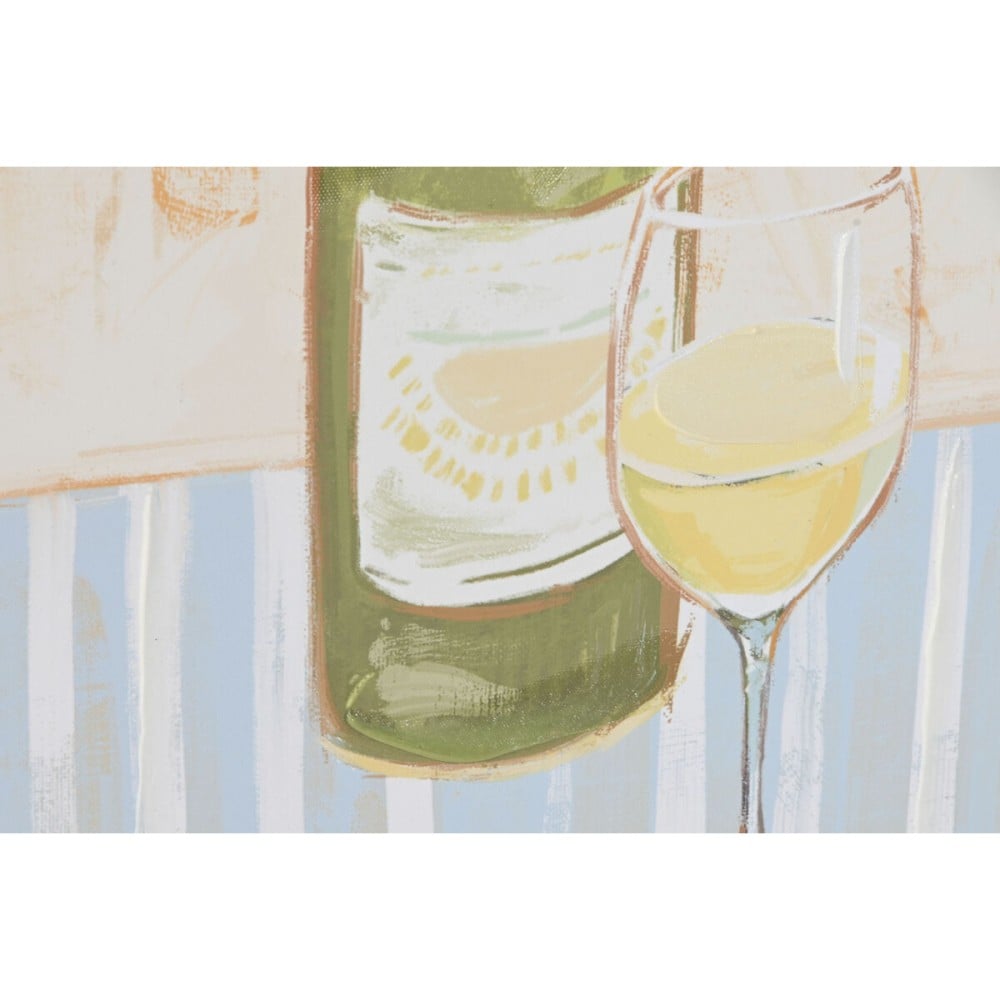 Painting Home ESPRIT Yellow Blue Mediterranean 60 x 4 x 80 cm (4 Units)