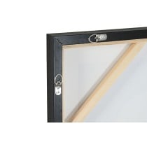 Painting Home ESPRIT Brown Black Green Abstract Urban 80 x 4 x 80 cm (2 Units)