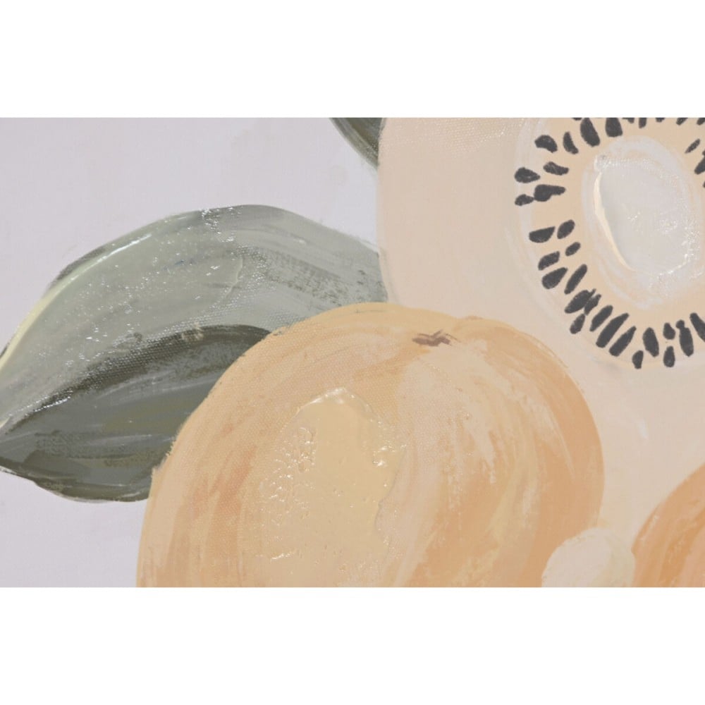 Painting Home ESPRIT Yellow Beige Cottage 80 x 4 x 80 cm (2 Units)