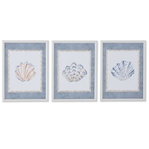 Bild Home ESPRIT Blau Creme 30 x 3 x 40 cm (3 Stück)