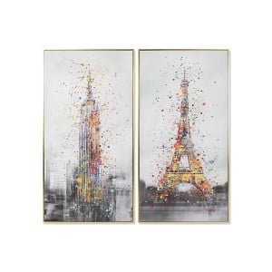 Bild Home ESPRIT Paris New York Loft 62,5 x 3,5 x 122,5 cm (2 Stück)