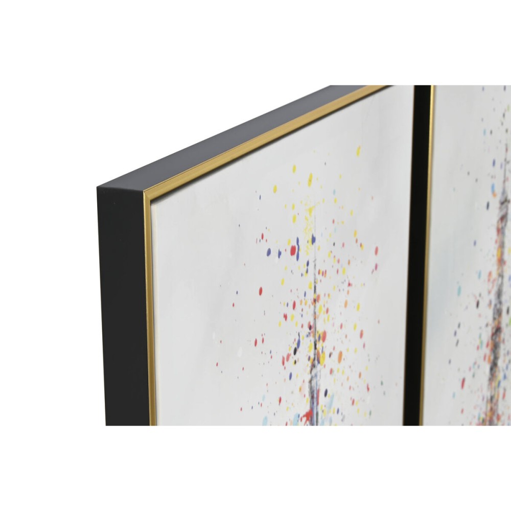 Painting Home ESPRIT Paris New York Loft 62,5 x 3,5 x 122,5 cm (2 Units)