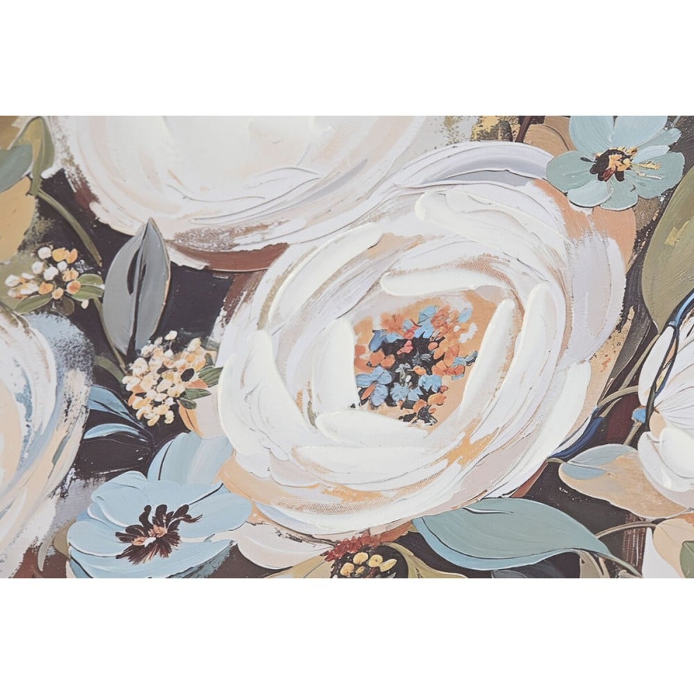 Cadre Home ESPRIT Bleu Blanc Beige Romantique Vase 60 x 3,5 x 60 cm (2 Unités)
