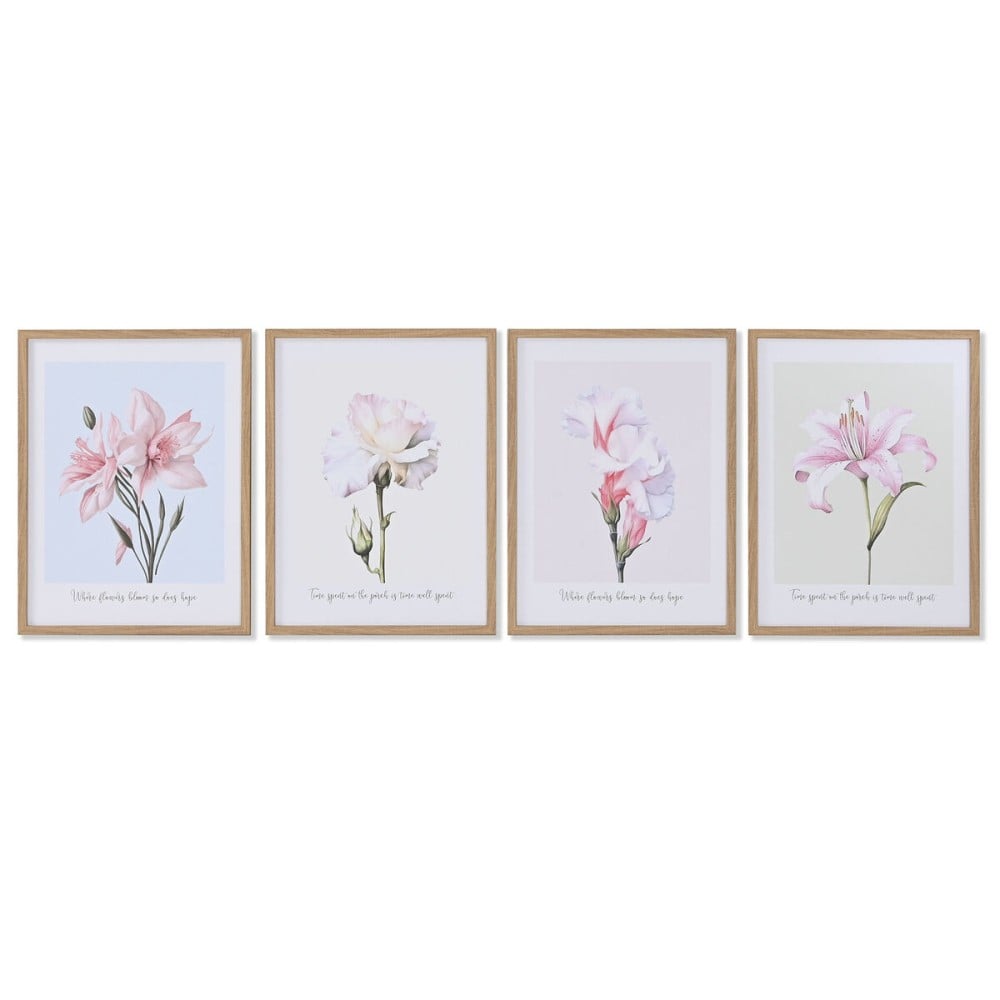 Bild Home ESPRIT Blomster Shabby Chic 30 x 1,8 x 40 cm (4 Stück)