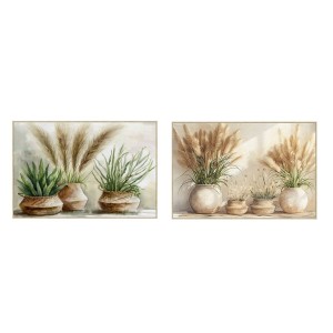 Bild Home ESPRIT grün Beige Blumentopf Cottage 123 x 4,5 x 83 cm (2 Stück)