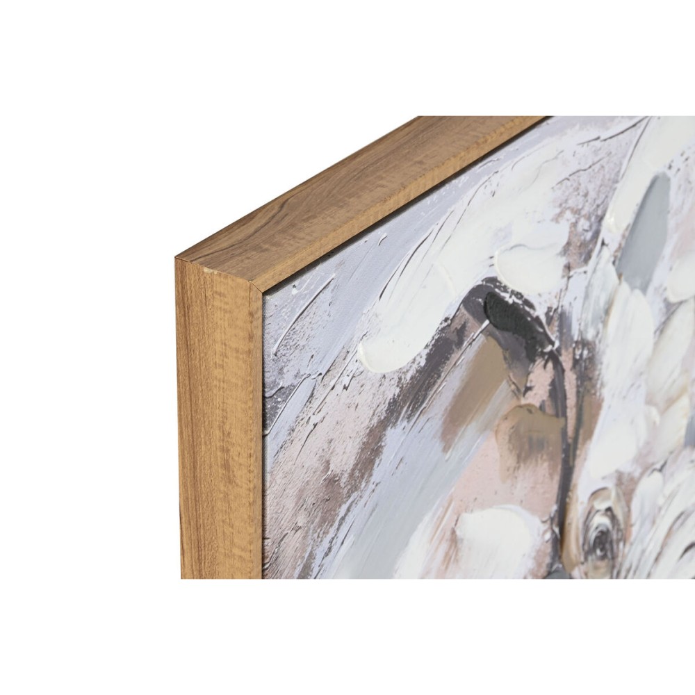 Bild Home ESPRIT Weiß Braun Grau Elefant Kolonial 80 x 3,5 x 80 cm (2 Stück)