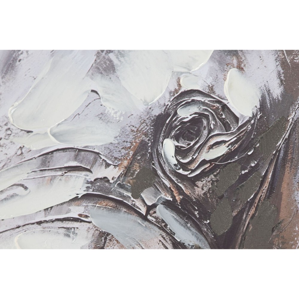 Painting Home ESPRIT White Brown Grey Elephant Colonial 80 x 3,5 x 80 cm (2 Units)
