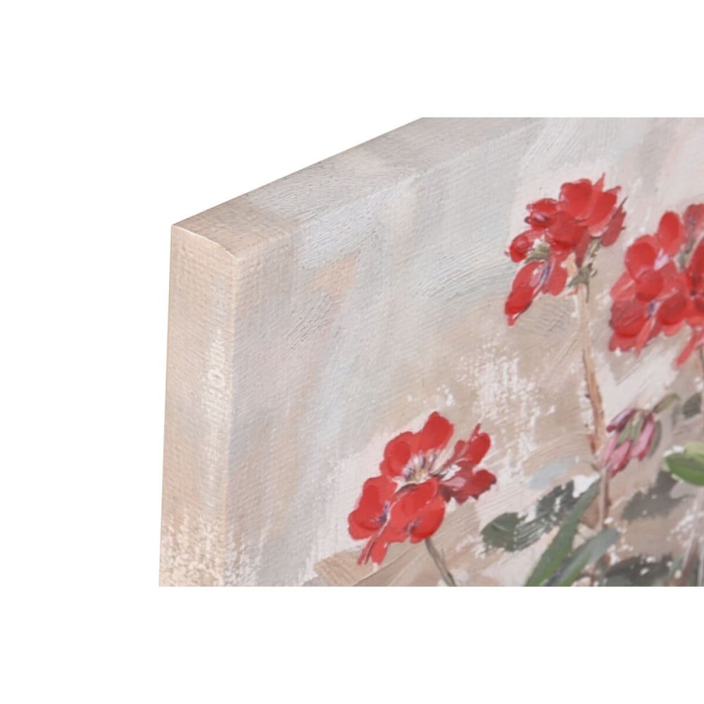 Painting Home ESPRIT White Brown Red Cottage 40 x 3 x 50 cm (4 Units)
